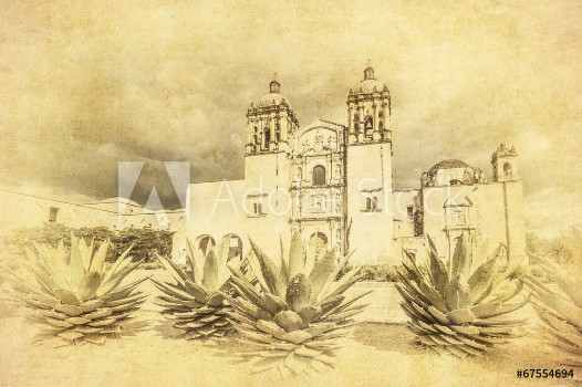 Image de Church of Santo Domingo de Guzman in Oaxaca Mexico